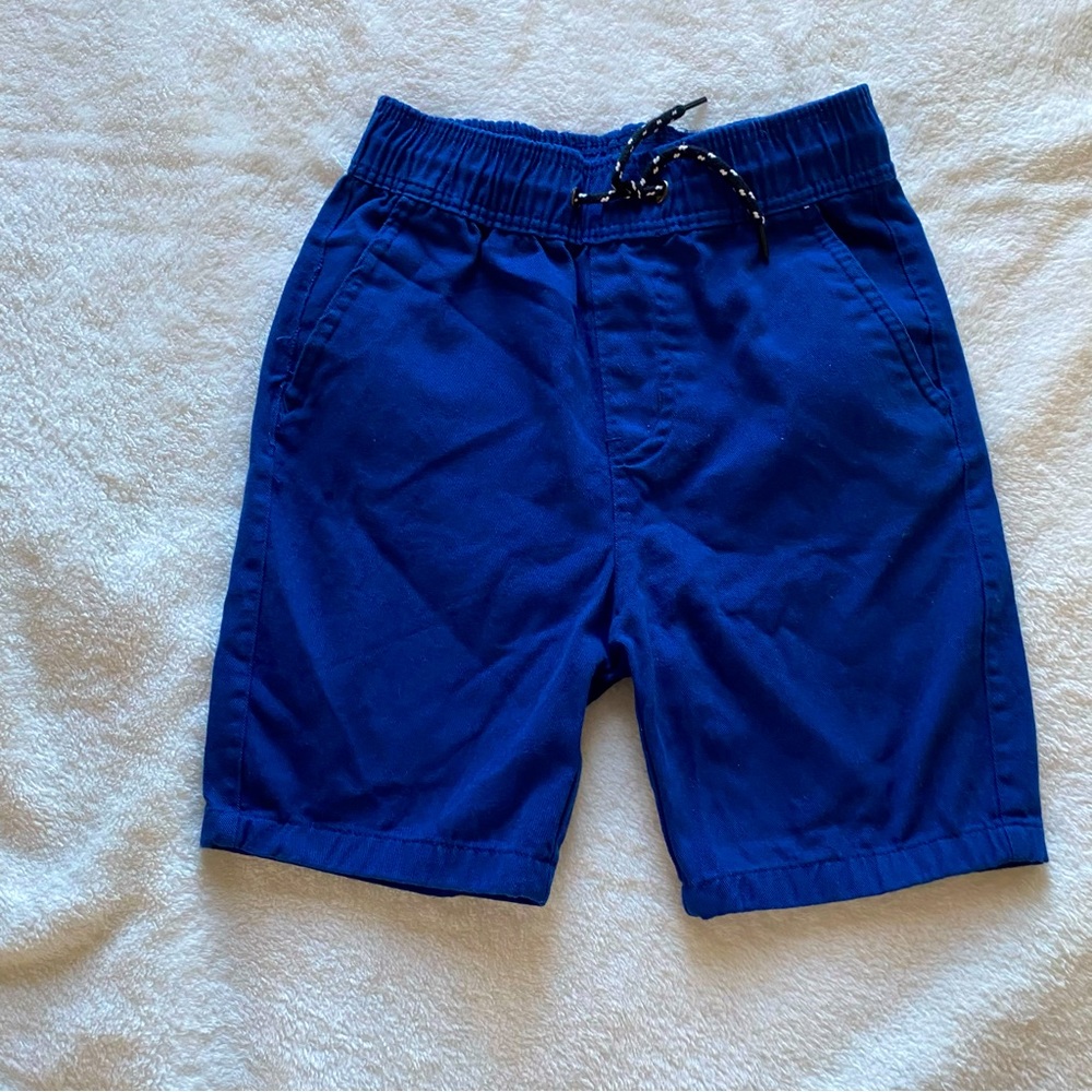 CANYON CLUB Boys Blue Drawstring Pull Up Shorts size 6